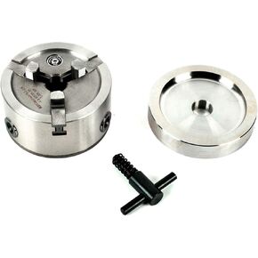 3 Piece Hubless Quick Chuck Adapter Set for 1" Arbor Brake Lathes