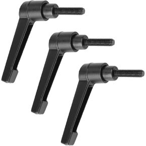 Bettomshin M5 x20mm Thread Lathe Adjustable Clamping Handle Lever Jig Knob Internal Thread 5Pcs