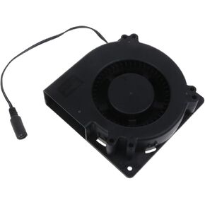 Centrifugal Air Blower Turbo Blower DC12V Blower Fan Portable Centrifugal Fan 5.5x2.1mm Female Dual Ball Bearing 2600RPM Grill Cooking Plumbing, Home Use