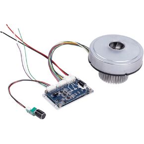 Centrifugal Air Blower 160W 24V 28V 7.5kPa Low Noise High Pressure BLDC Centrifugal Blower +1pcs Driving Controller For Planter Or Industrial Dedusting Plumbing, Home Use(48V)