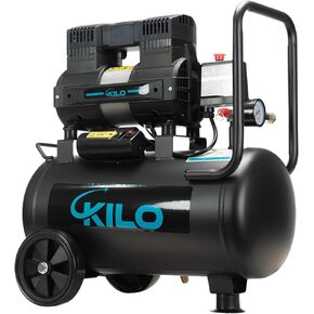 6.3 Gallon Oil Free Air Compressor, 1.0HP, Max.116 PSI Pressure, 60dB Ultra Quiet Compressor for Auto Repair, Tire Inflation, Spray Painting, Woodwork Nailing