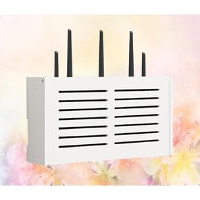 Router Storage Box Router Shelf No Drill WiFi Router Storage Box Wall Mounted WiFi Router Shelf WiFi Box Shelf Wall Storage,C-38x20x8.5cm