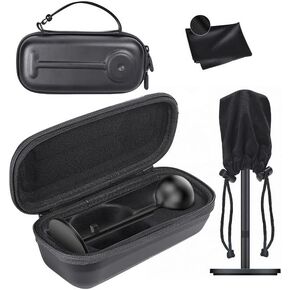 Carrying Case for Switch 2 Camera，Portable Suitcase EVA Hard Protective Bag Surface PU Leather Waterproof and Dustproof Comes with dustproof privacy pouch and lens cleaning cloth