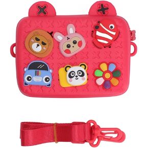 Cartoon Camera Shoulder for mini, mini Camera Storage and Protector, Ideal Birthday, Lightweight and to Carry, Made of Durably EVA, Polypropylene Ribbon (Yellow)