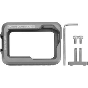 علبة سبيكة الألومنيوم لـ Osmo Action Camera Housing Shell Case قفص واقية مع 2 حذاء بارد