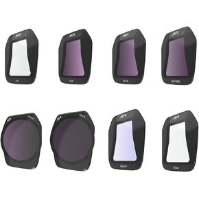 Lens Filter Compatible with DJI Air 3s Camera Filter Kit Polarization Lens Camera Mirror Accessories (8Pcs(CPL/ND8/ND16/ND32PL/ND64PL/NIGHT/ND1000/STAR))