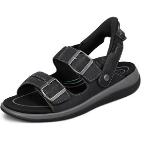 Orthofeet Women's Orthopedic Minerva Hands-Free Sandals with Adjustable Straps