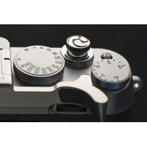 Lensmate Tri-Tadpole Soft Release Button - Black - fits Any Standard Threaded Release - Includes X100VI, X100V, XT3, X-E3, X-E2s, X-T2, X-Pro2, Xpro3, X-T20 & T30, X100F & X100T