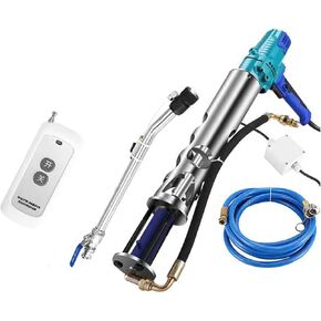 1500W Portable Polyurethane Putty Cement Grouting Machine Multifunctional High Pressure Waterproof Spraying For Beginnners DIY Use(Black)