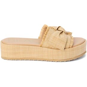 BEACH by Matisse Womens Sunda Platform Slide Casual Sandals Casual - Beige
