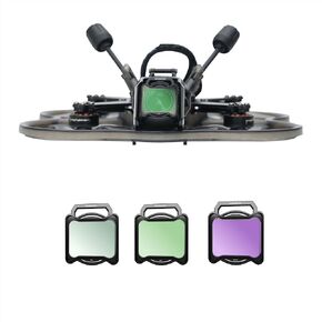 ND Filters Set for DJI O4 Air Unit/AVATA Filter, 3-Pack UV/CPL/ND16 for FPV Drones Lens Snap-in Design