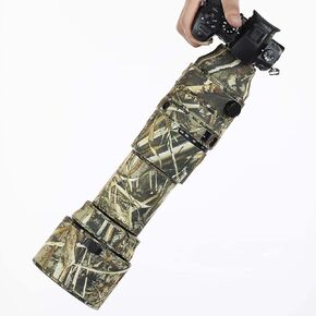 Waterproof Lens Camouflage Coat for OM System Olympus M.Zuiko Digital ED 150-600mm F5.0-6.3 is Camera Lens Rain Cover Protection Sleeve Guns Case Clothing