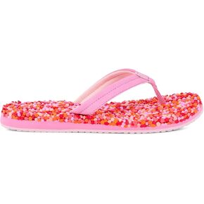 Sanuk Womens Bubblecush | Flip Flops for Women | Yoga Sandals For Women | Women's Beach Sandals | Comfort Footbed