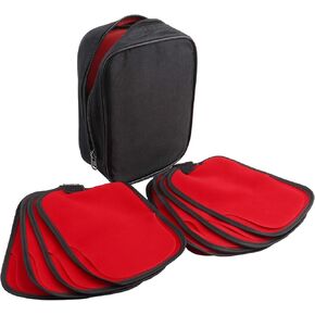 Camera Filter Bag, 16 Slots Nylon Pouch Case Bag Water Resistant Fabric Design Lens Filter Pouch for 100 x 150mm 100 x 100mm Co kin Z Series Filter