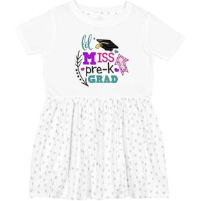 inktastic Lil Miss Pre-K Grad with Arrows Toddler Dress