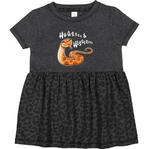 inktastic Hugs and Hisses- Cute Snake for Valentines Day Infant Dress