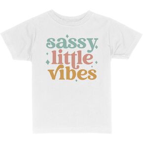 Sassy Little Vibes Toddler Kids T-Shirt
