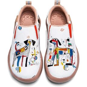 Women's Loafers Shoes Travel Casual Cartoon Animals Art Painted Slip On Lightweight Comfort Ladies Fashion Sneakers