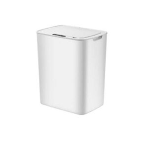 14L Smart Induction Trash Can, Electric Household Trash Bin with USB Charging, Silent and Automatic Opening for Kitchen, Bedroom, Bathroom(Pink)