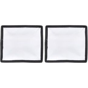 2Pcs Foldable Photography Diffuser Sock Lightweight Light Cover for Video Lighting Softbox Accessory with Skid Strips for Studio Outdoor Use