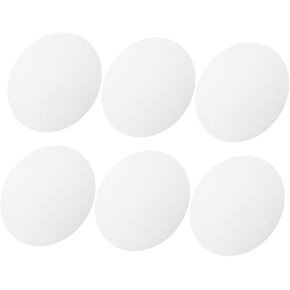 ورقة انتشار الضوء المسطحة لوكسشيني 6pcs لإضاءة إضاءة راحة استبدال مستخدم للنعومة والتأثير المبهر أغطية مواد قوية لسهولة التثبيت