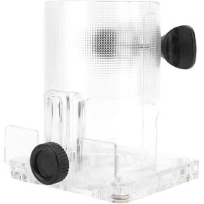 Trimmer Hard Base, Transparent Plastic Accessory, High Strength, Accurate Control for Router (Standard)