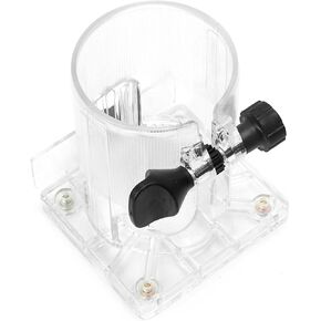 Woodworking Trimmer Router Transparent Plastic Base Power Tool Protective Accessory (shenruifae9qardyhf8-02)
