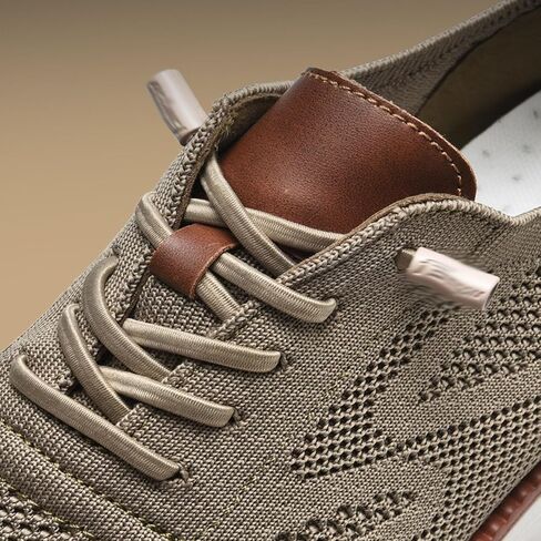 Breeze Men's Urban Ultra Mesh Mesh Dress Sneakers - أحذية المشي غير الرسمية للأعمال (Khaki ، 11) in Kuwait