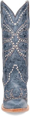Dan Post Boots Womens Mesa مطرزة ، قم بتسحب أخمص القدمين على أحذية غير رسمية منتصف العجل منخفض الكعب 1-2 in Kuwait