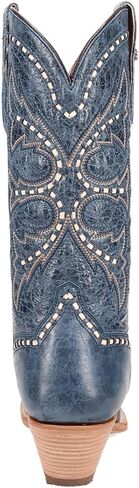 Dan Post Boots Womens Mesa مطرزة ، قم بتسحب أخمص القدمين على أحذية غير رسمية منتصف العجل منخفض الكعب 1-2 in Kuwait