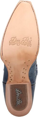 Dan Post Boots Womens Mesa مطرزة ، قم بتسحب أخمص القدمين على أحذية غير رسمية منتصف العجل منخفض الكعب 1-2 in Kuwait