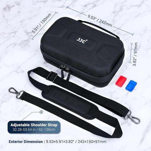 حالة حمل JJC Compact لـ DJI Osmo Pocket 3 ، الحافظة المحمولة EVA Hard Shell Pocket 3 مع حزام الكتف ، حقيبة وقائية مقاومة للماء لإكسسوارات الجيب 3 ، السفر وحمل يوميًا in Saudi Arabia