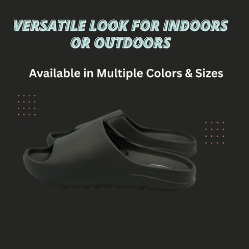 Women’s Comfort Slide Sandals EVA 2 – Lightweight Slip-On Slides for Women | Cushioned Ergonomic Footbed | Waterproof Quick Dry | Anti-Slip Shower Pool House Gym Slides | Indoor Outdoor Use in Saudi Arabia