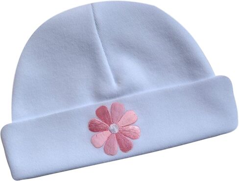 Personalized Baby Girl Bib with Matching Hat Featuring Daisy with Custom Name New Baby Gift Set in Saudi Arabia