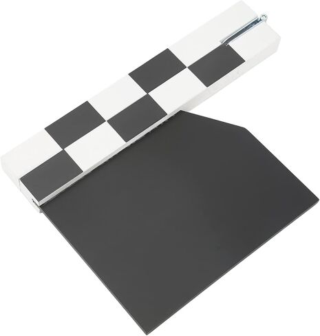 Zunate Movie Directors Clapboard, Professional Density Board Film Movie Clapper Board Support Writting, with Magnetic, Easy to Hold, Film Clap Board Slate Cut Action Scene Clapper (Black) in Saudi Arabia