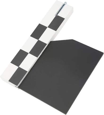 Zunate Movie Directors Clapboard, Professional Density Board Film Movie Clapper Board Support Writting, with Magnetic, Easy to Hold, Film Clap Board Slate Cut Action Scene Clapper (Black) in Saudi Arabia