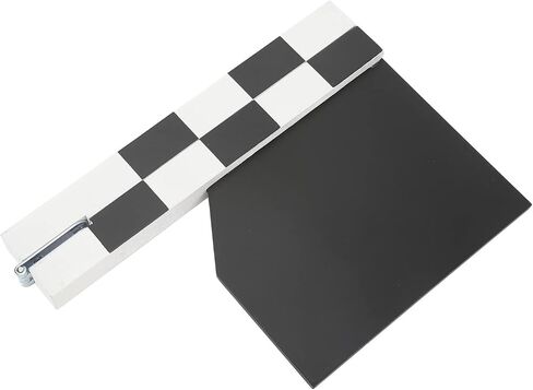Zunate Movie Directors Clapboard, Professional Density Board Film Movie Clapper Board Support Writting, with Magnetic, Easy to Hold, Film Clap Board Slate Cut Action Scene Clapper (Black) in Saudi Arabia