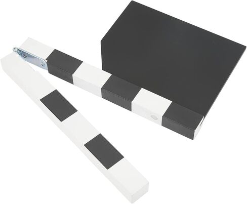 Zunate Movie Directors Clapboard, Professional Density Board Film Movie Clapper Board Support Writting, with Magnetic, Easy to Hold, Film Clap Board Slate Cut Action Scene Clapper (Black) in Saudi Arabia