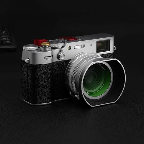 HAOGE MC UV Protection Filter & Square Metal Lens Hood Lens for Fujifilm X100 Series X100VI X100V X100F X100T Camera Association in Kuwait