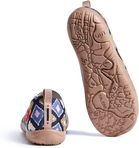 UIN Women's Art Travel Shoes Toledo Ⅰ Knit Slip On Comfort Sneaker Art Series in Kuwait