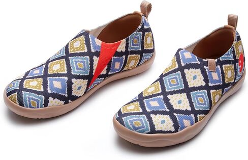 UIN Women's Art Travel Shoes Toledo Ⅰ Knit Slip On Comfort Sneaker Art Series in Kuwait
