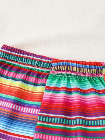 Newborn Baby Girl Cinco De Mayo Outfit Short Sleeve Embroidery Romper Flare Pant Headband 3Pcs Mexican Fiesta Clothes in Saudi Arabia