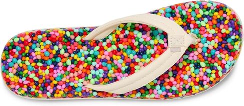 Sanuk Bubblecush Flip Flops for Women - Cushioned Beach Sandals | Yoga sandals for women, womens beach sandals, comfort footbed, cushioned strap, lightweight summer flip flops in Saudi Arabia