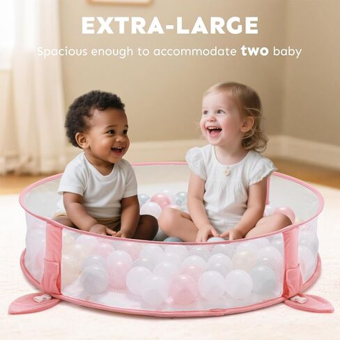 7-in-1 XL طفل كبير اللعب في الجيم ، حصيرة وقت البطن ، حصيرة نشاط الطفل ، صالة الألعاب الرياضية والكرة مع وسادة زمنية للبطن ، 10 كرات ، بطاقات معلمة و 6 ألعاب قوس قزح قابلة للفصل in Kuwait