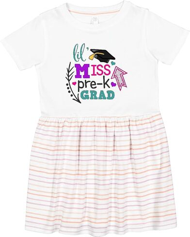 inktastic lil miss pre-k grad with Arrows Toddler Dress in Kuwait