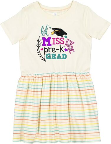 inktastic lil miss pre-k grad with Arrows Toddler Dress in Kuwait