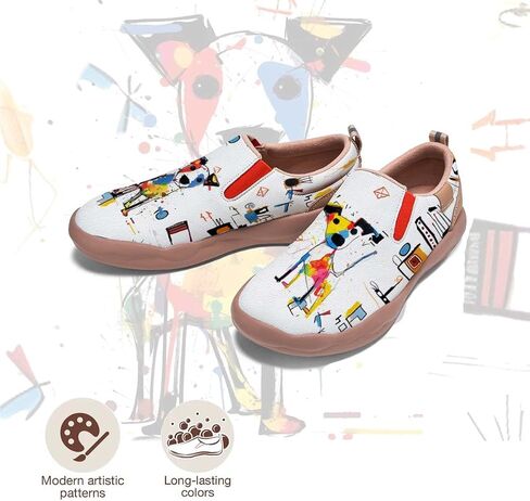 Women's Loafers Shoes Travel Casual Cartoon Animals Art Painted Slip On Lightweight Comfort Ladies Fashion Sneakers in Saudi Arabia