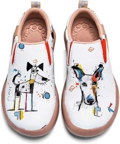 Women's Loafers Shoes Travel Casual Cartoon Animals Art Painted Slip On Lightweight Comfort Ladies Fashion Sneakers in Saudi Arabia
