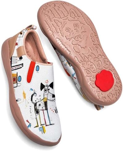 Women's Loafers Shoes Travel Casual Cartoon Animals Art Painted Slip On Lightweight Comfort Ladies Fashion Sneakers in Saudi Arabia