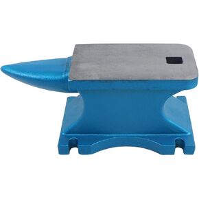 findmall Single Horn Anvil 44Lbs Large Countertop and Stable Base High Hardness Rugged Cast Steel Anvil for Straightening, Hammering, and Shaping Workpieces